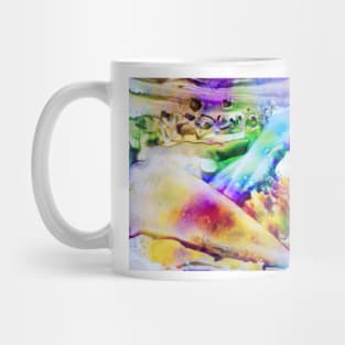 Encaustic Nr 04 - And the World Was Filled With Rainbow Colours Mug